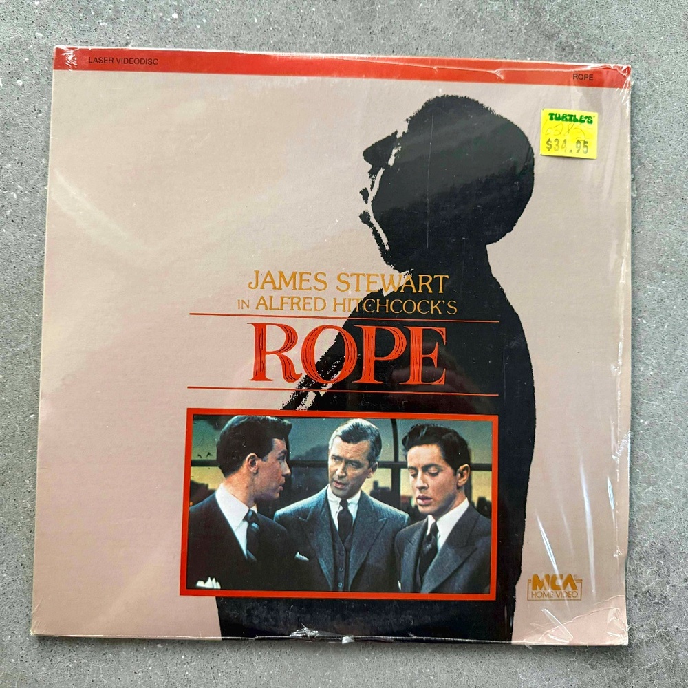 “ROPE” LASERDISC LD (1948) ALFRED HITCHCOCK